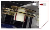 YMH YV/YS Etiket Besleyici Otomatik Besleyici 100 mm, dokunmatik panel ayarlı
