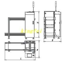 SMT Line Otomatik PCB Dergi Açıcı PCB Yükleyici ve Açıcı