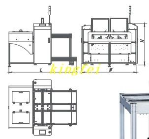 satın al NL-M-TN SMT yükleyici indiricisi makine NG / OK Tahta hasat makinesi Çevrimiçi üretim