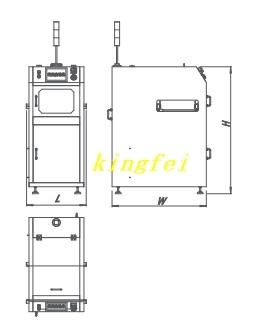 LV-350W-TN SMT Makine Vakum Emme Plağı Yükleme Makine Yükleyici Açıcı