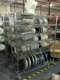 Komponent Rolls için Paslanmaz SMT Yedek Parça ESD SMT Sepeti Depolama Stander