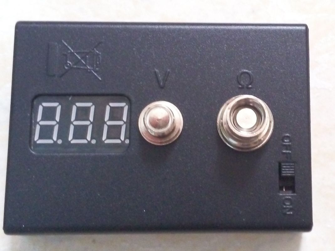 OHM metre SMT Yedek parça, E Sigara 510 Konu için Direnç Test RDA RBA DIY buharlaştırıcı