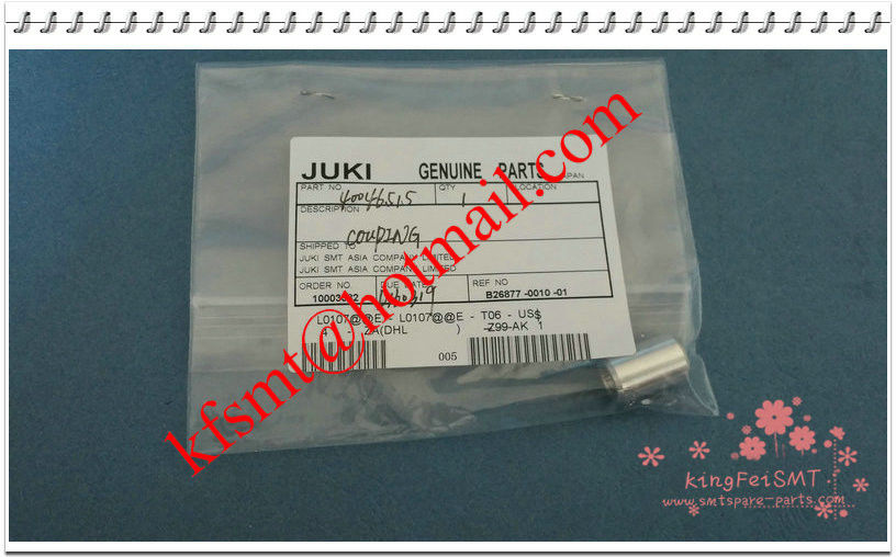 FX3 Kaplin 40046515 JUKI Zevatech Yüksek Hızlı Çip Shooter Için Metal Beyaz SMT Parçaları
