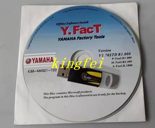 YAMAHA K88-M4921-720 çevrimdışı programlama yazılımı şifresi olan P-TOOL YAMAHA Makine Aksesuarı